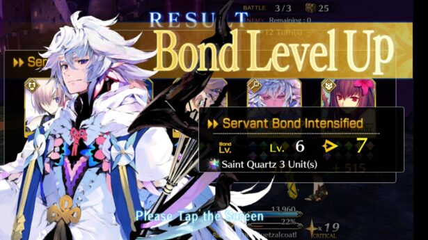 Not at max bond yet, but soon. During the course of playing the current revival event, I managed to increase Merlin's bond level and snag free SQ in the process.
