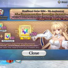 I got Arcueid—yay—not exactly jumping for joy there, am I? I don’t exactly care, either way tbh. I…