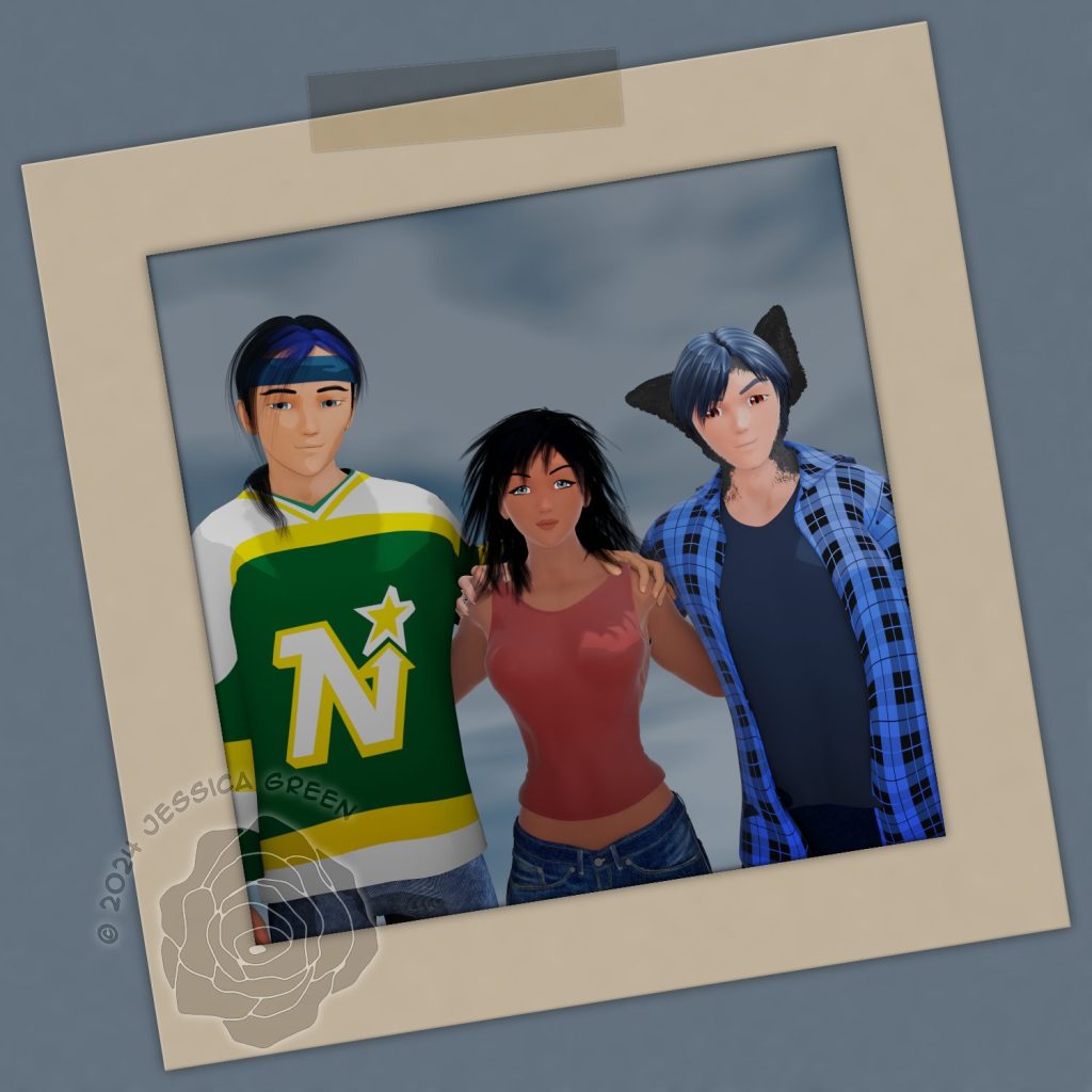 Polaroid: Toma, Syleth, and Rowan