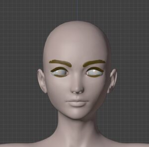 Aiko3 Realistic before eye centers are adjusted
