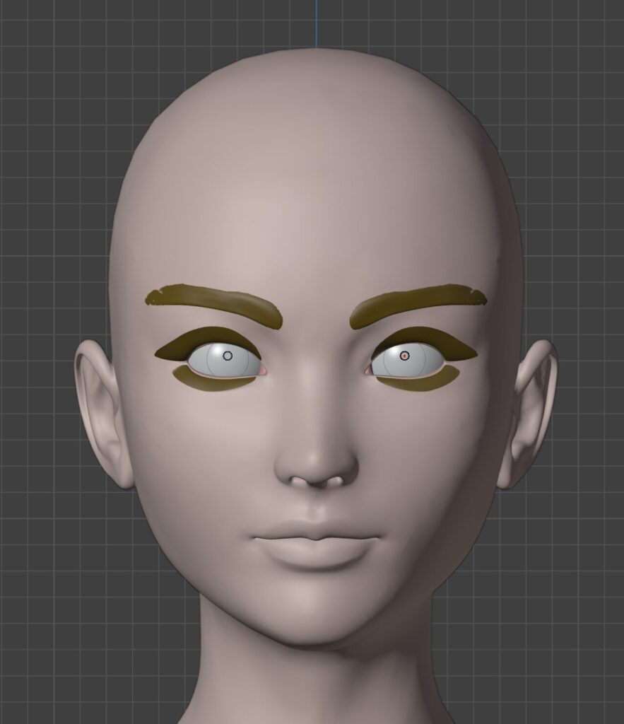 Aiko3 Realistic after eye centers are adjusted